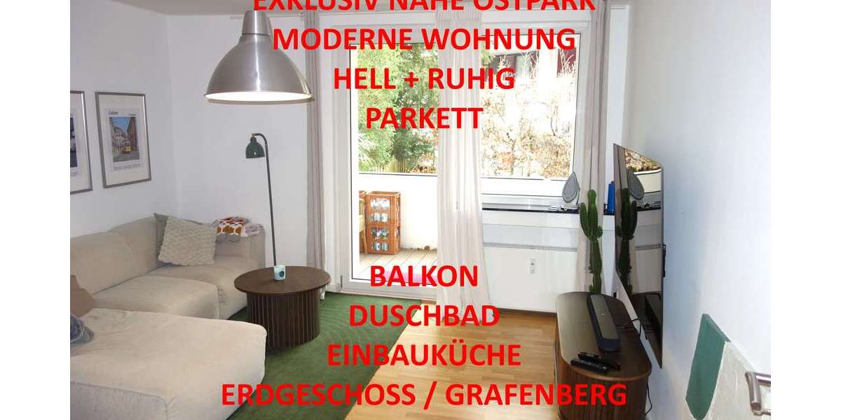 Etagenwohnung Düsseldorf Grafenberg - 2 Zimmer, 50 m&sup2;, 825&euro; | Angebot:26055036