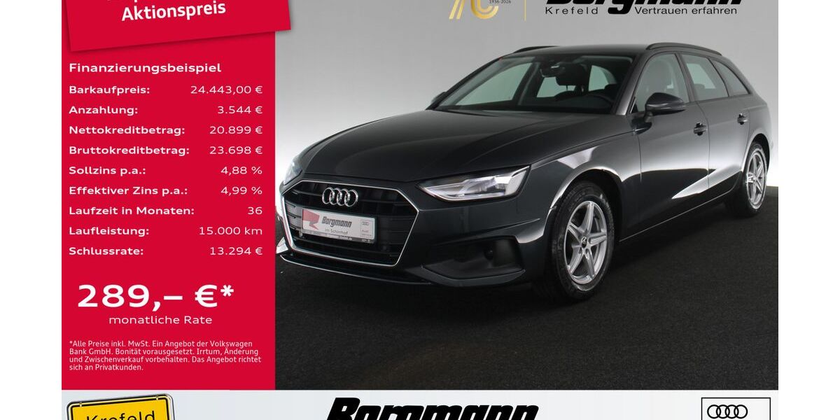 Audi A4 60.663 km 24.443 &euro; Krefeld 47803