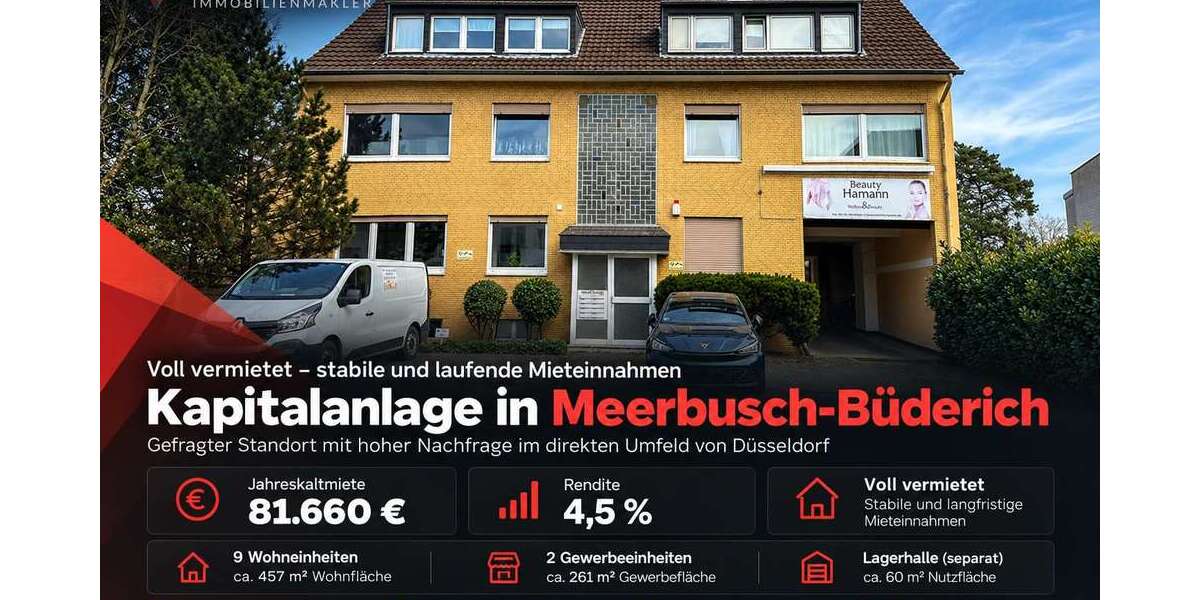Einfamilienhaus Meerbusch Necklenbroich - 14 Zimmer, 457 m&sup2;, 1.799.000&euro; | Angebot:27657748