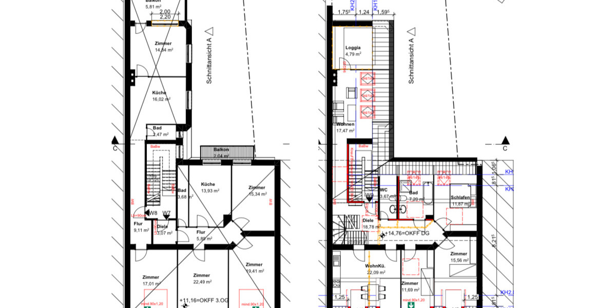 Mehrfamilienhaus, Wohnhaus Düsseldorf Friedrichstadt - 2 Zimmer, 2.179.000&euro; | Angebot:25928931