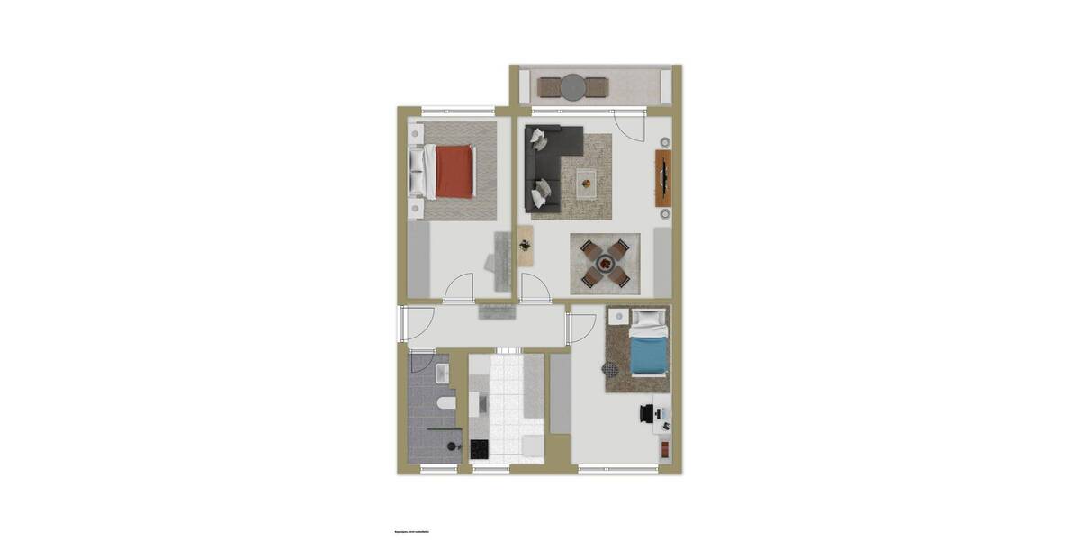 Etagenwohnung Mönchengladbach / Rheydt Rheydt - 3 Zimmer, 66 m&sup2;, 139.000&euro; | Angebot:26391565
