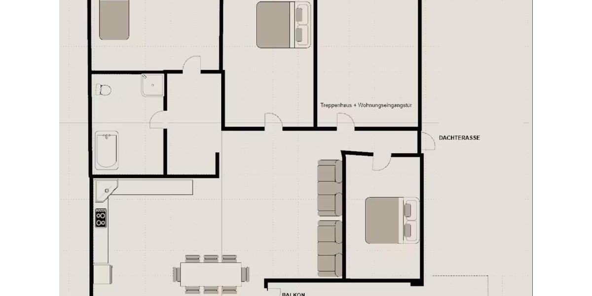 Einfamilienhaus Moers - 4 Zimmer, 115 m&sup2;, 1.390&euro; | Angebot:25794777