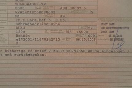 VW Golf 265.000 km 2.000 &euro; Duisburg 47169