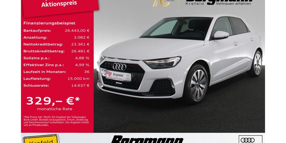 Audi A1 1.118 km 25.994 &euro; Krefeld 47803