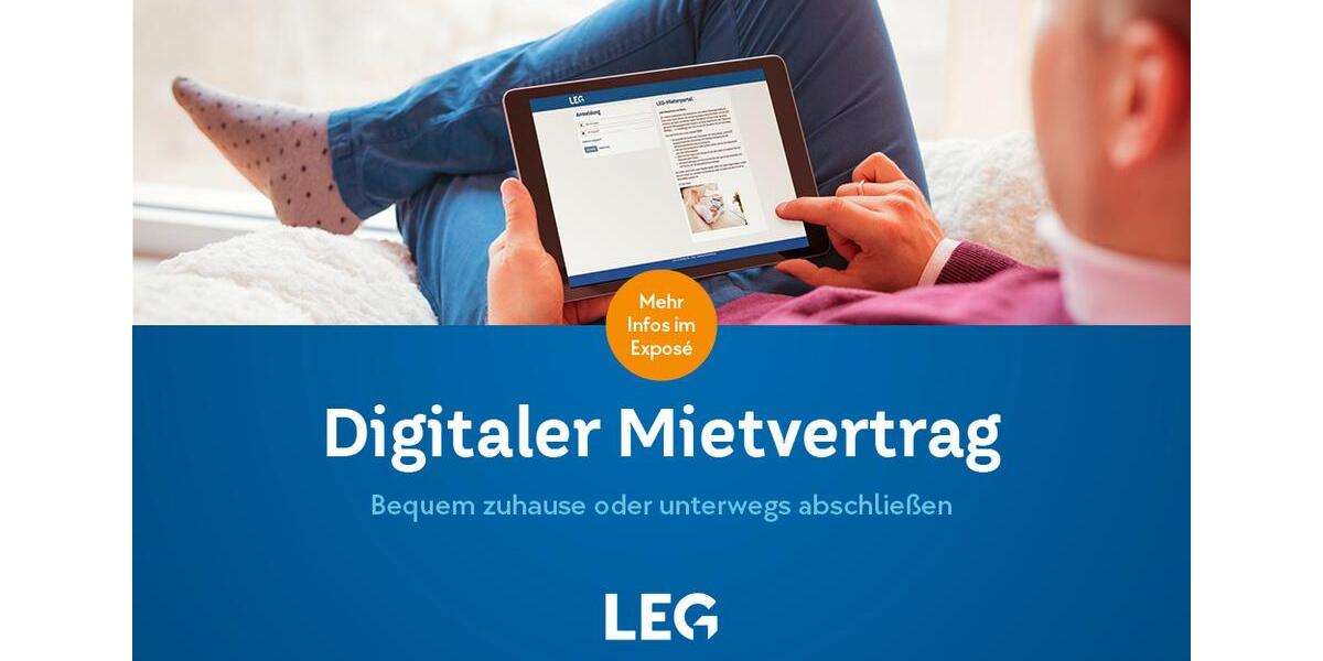 Erdgeschoßwohnung Mönchengladbach Süd - 2 Zimmer, 55 m&sup2;, 519&euro; | Angebot:25323288