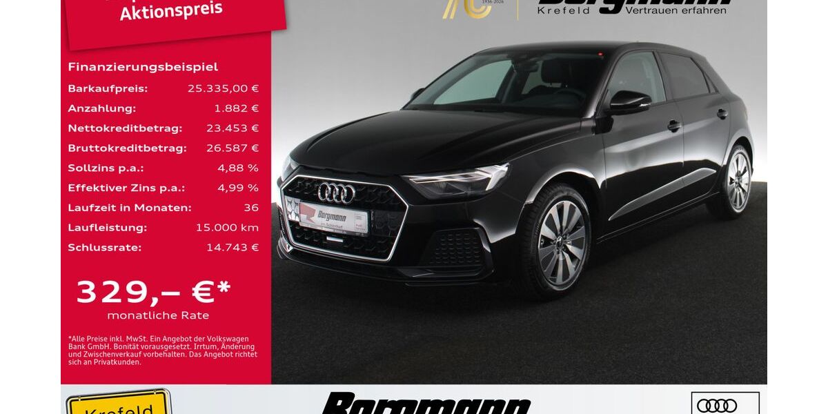 Audi A1 1.022 km 25.335 &euro; Krefeld 47803