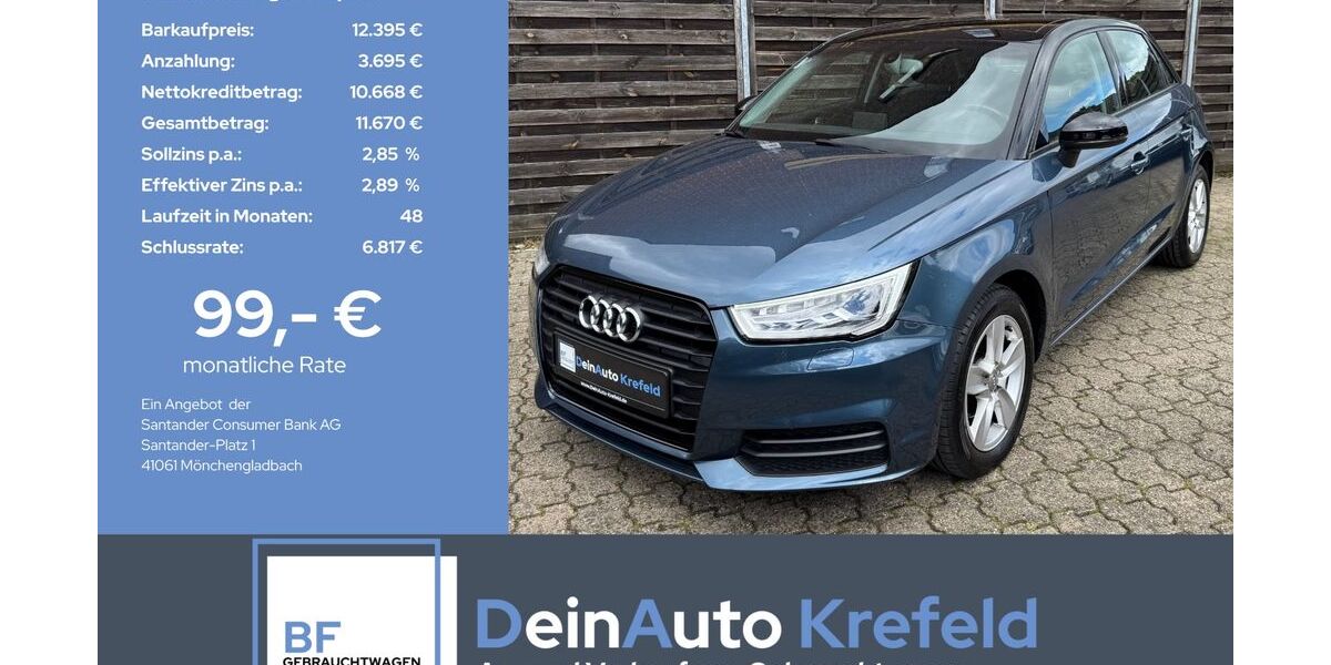 Audi A1 95.960 km 12.395 &euro; Krefeld 47839