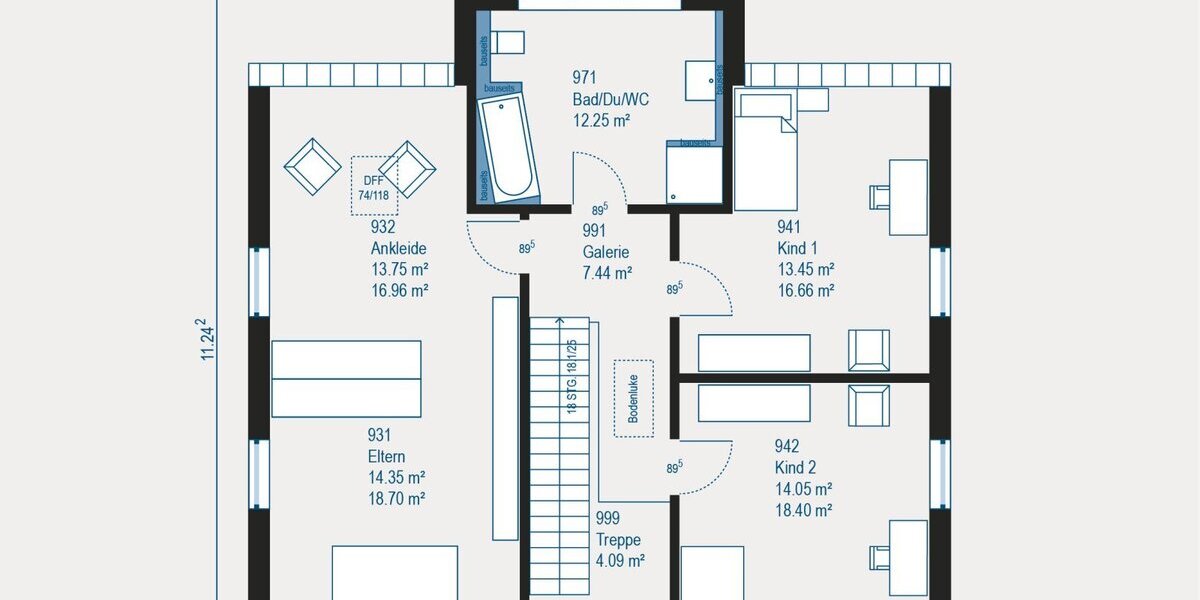 Modernes KfW55 Ausbauhaus in Mülheim - Individuell geplantes 5-Zimmer-Eigenheim mit flexiblen Dienstleistungspaketen - Einfamilienhaus Mülheim an der Ruhr Rechtsruhr-Nord | Angebot:27346859
