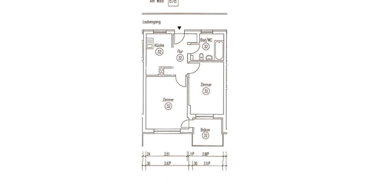 Etagenwohnung Düsseldorf Stadtbezirk 9 - 2 Zimmer, 45 m&sup2;, 165.000&euro; | Angebot:25960750