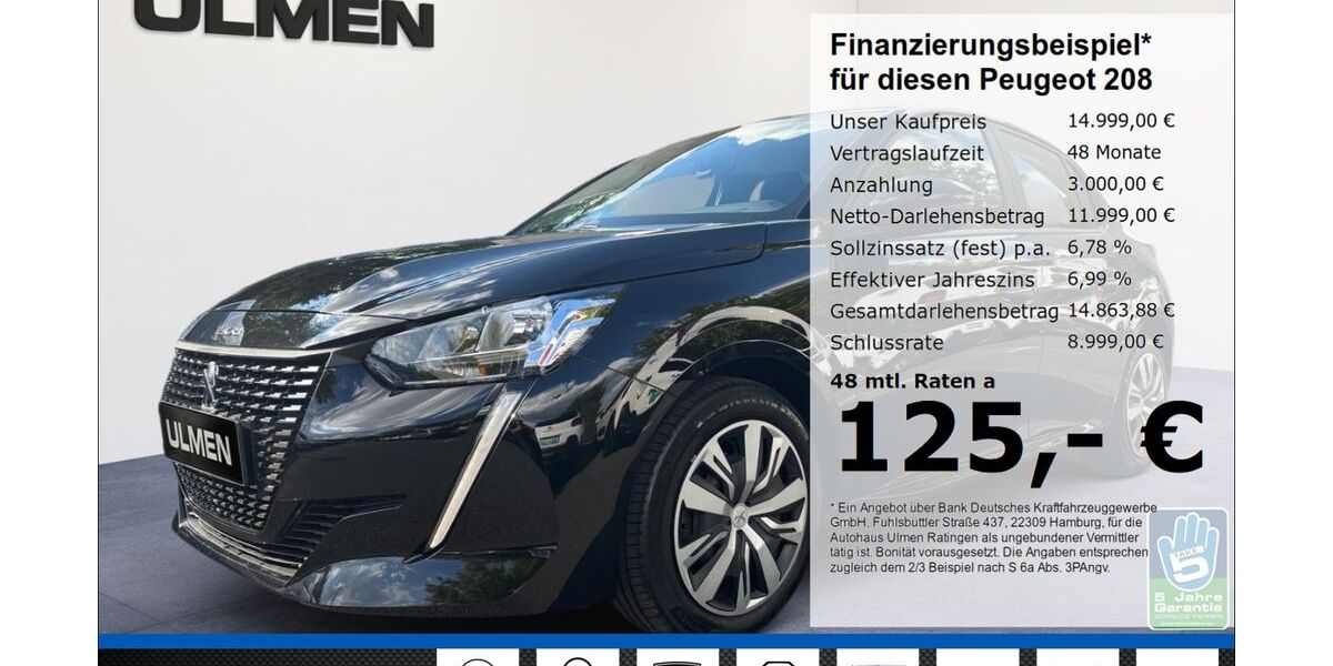 Peugeot 208 34.836 km 13.980 &euro; Ratingen 40880
