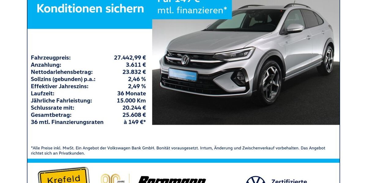 VW Taigo 7.617 km 27.443 &euro; Krefeld 47803