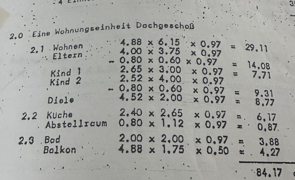Dachgeschoßwohnung Mönchengladbach West - 4 Zimmer, 250.000&euro; | Angebot:24494844