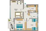 Etagenwohnung Moers Rheinkamp - 3.5 Zimmer, 64 m&sup2;, 686&euro; | Angebot:26672538