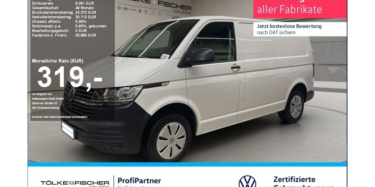 VW T6 Transporter 83.692 km 23.485 &euro; Krefeld 47805