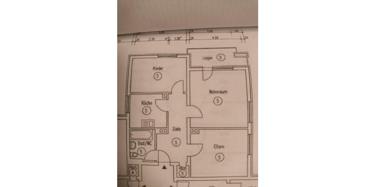 Etagenwohnung Duisburg Hamborn - 3.5 Zimmer, 67 m&sup2;, 720&euro; | Angebot:26026043