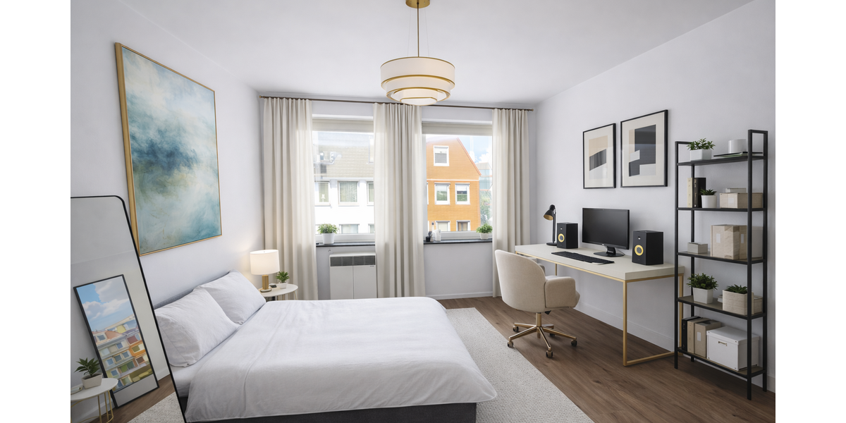 Etagenwohnung Düsseldorf - 1 Zimmer, 27 m&sup2;, 675&euro; | Angebot:25691985