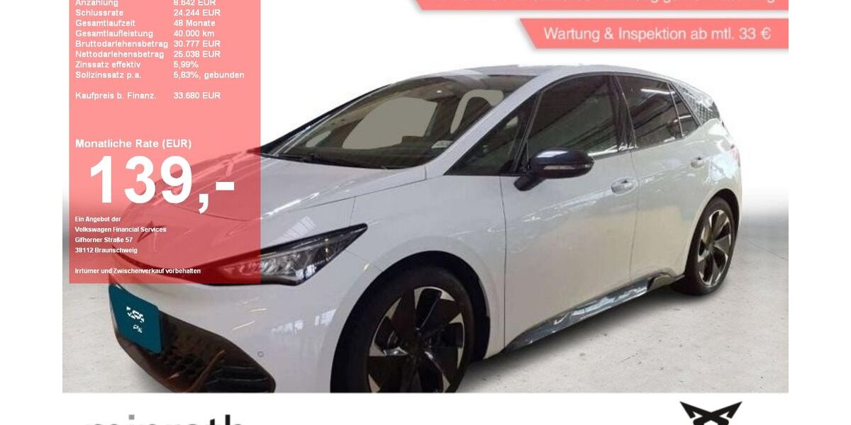 Cupra Born 25.463 km 33.680 &euro; Moers-Hülsdonk 47441