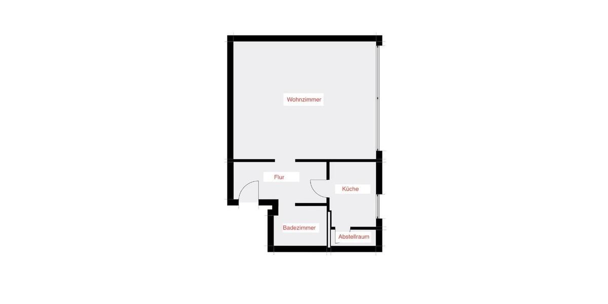 Erdgeschoßwohnung Krefeld Gartenstadt - 1.5 Zimmer, 45 m&sup2;, 594&euro; | Angebot:25920238