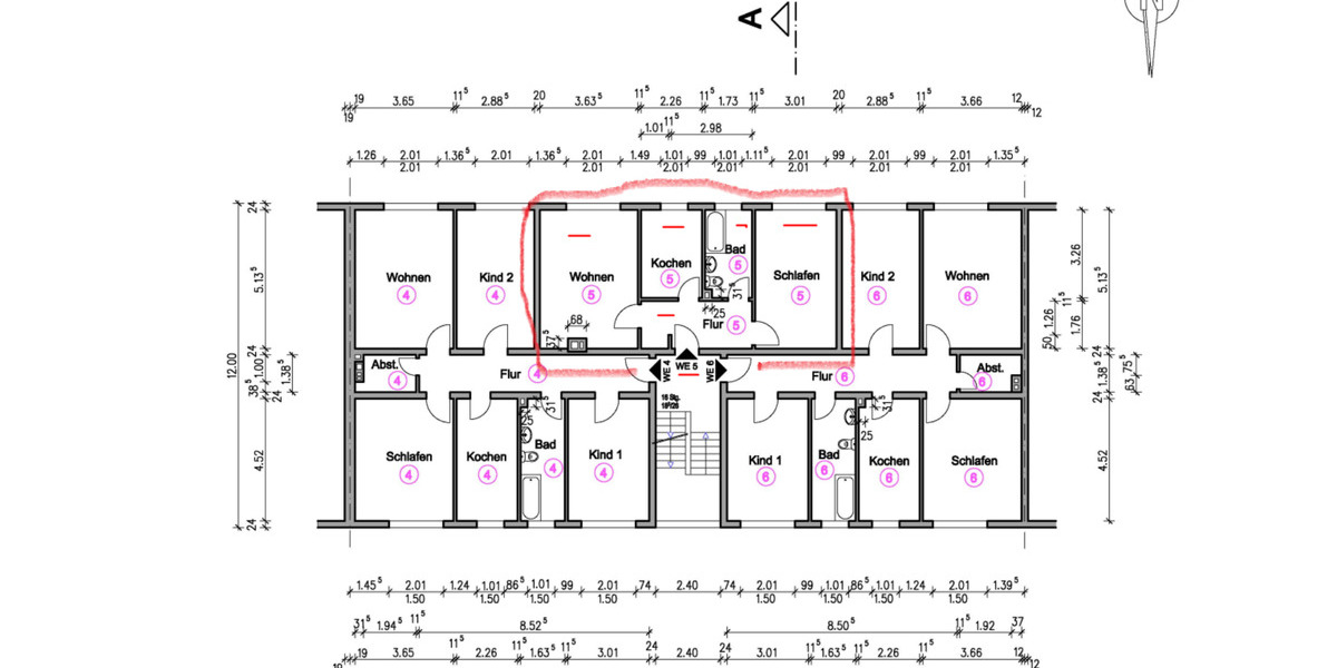 Etagenwohnung Mönchengladbach Süd - 2 Zimmer, 52 m&sup2;, 99.000&euro; | Angebot:25367707