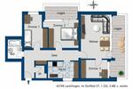 Etagenwohnung Leichlingen (Rheinland) - 3 Zimmer, 83 m&sup2;, 865&euro; | Angebot:26160657