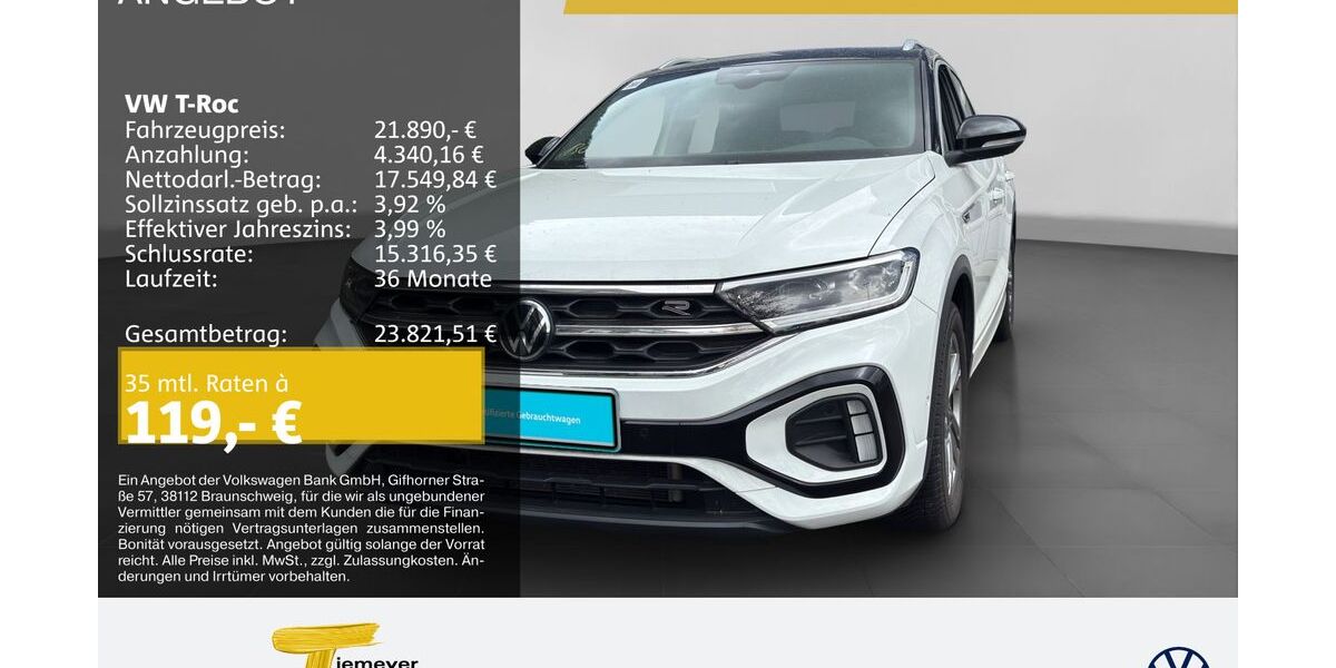 VW T-Roc 43.375 km 21.350 &euro; Oberhausen 46047