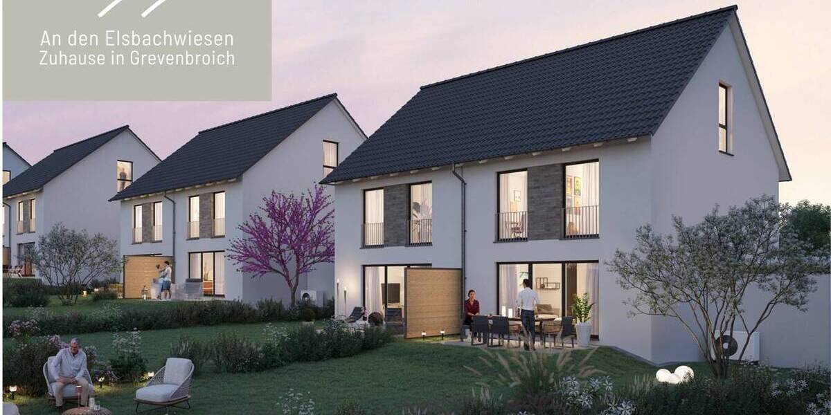 Doppelhaushälfte Grevenbroich Elsen - 5 Zimmer, 132 m&sup2;, 592.900&euro; | Angebot:25669657