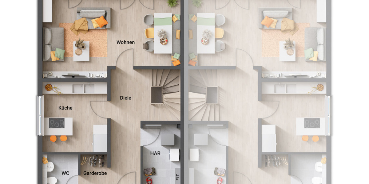 Doppelhaushälfte Düsseldorf Angermund - 4 Zimmer, 124 m&sup2;, 820.532&euro; | Angebot:25674157