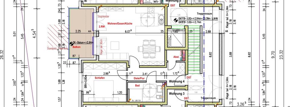 Etagenwohnung Duisburg Baerl - 2 Zimmer, 67 m&sup2;, 1.005&euro; | Angebot:25784497