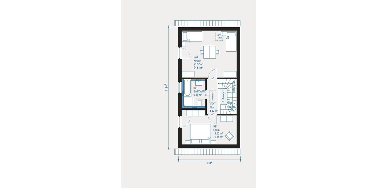 Individuell geplante Doppelhaushälfte in Mülheim an der Ruhr - Komfortables Wohnen auf 113 m² mit modernster Wärmepumpen-Technik - Doppelhaushälfte Mülheim an der Ruhr Rechtsruhr-Nord | Angebot:27346801