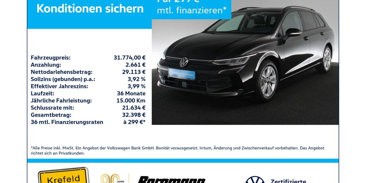 VW Golf 11.012 km 27.997 &euro; Krefeld 47803