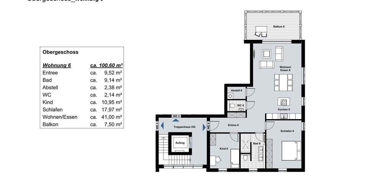 Etagenwohnung Mülheim Speldorf - 3 Zimmer, 100 m&sup2;, 546.000&euro; | Angebot:25725860