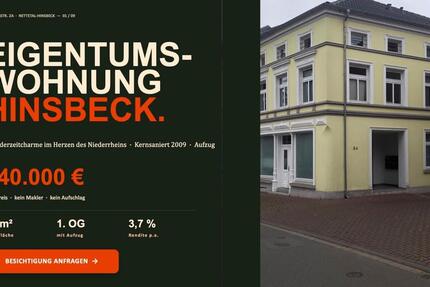 Wohnung Nettetal - 3 Zimmer, 92 m&sup2;, 240.000&euro; | Angebot:26995700