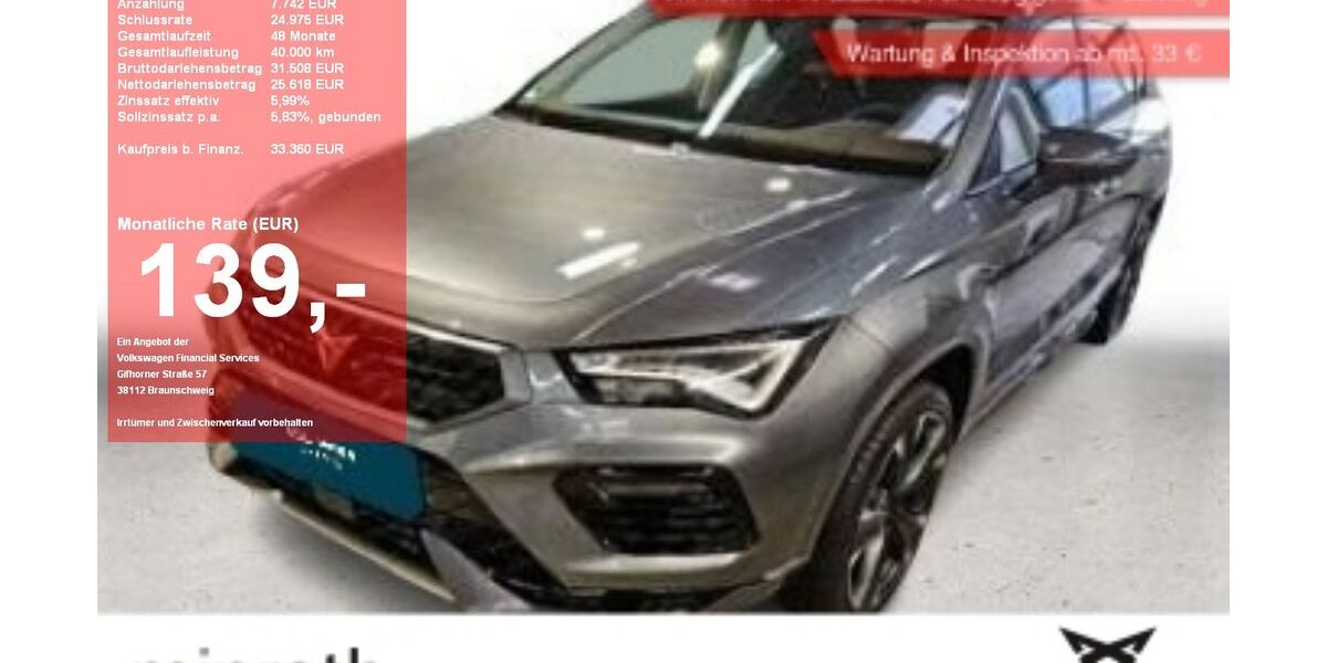 Cupra Ateca 11.940 km 33.110 &euro; Moers-Hülsdonk 47441