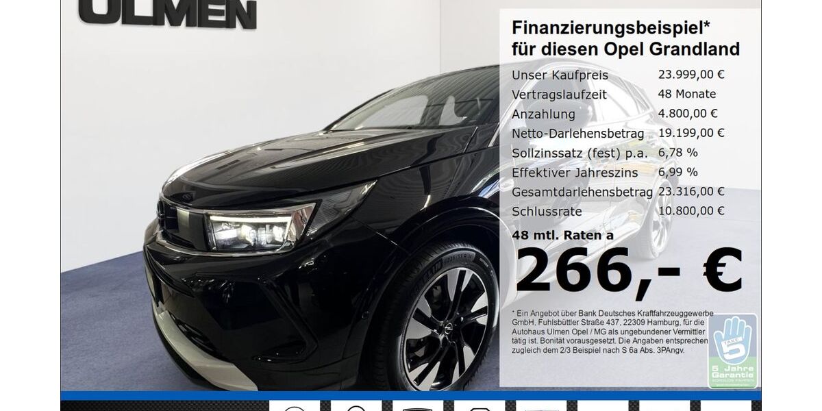 Opel Grandland (X) 31.825 km 23.999 &euro; Düsseldorf 40231