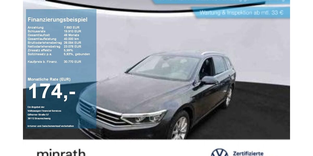 VW Passat Variant 54.489 km 30.770 &euro; Moers 47441