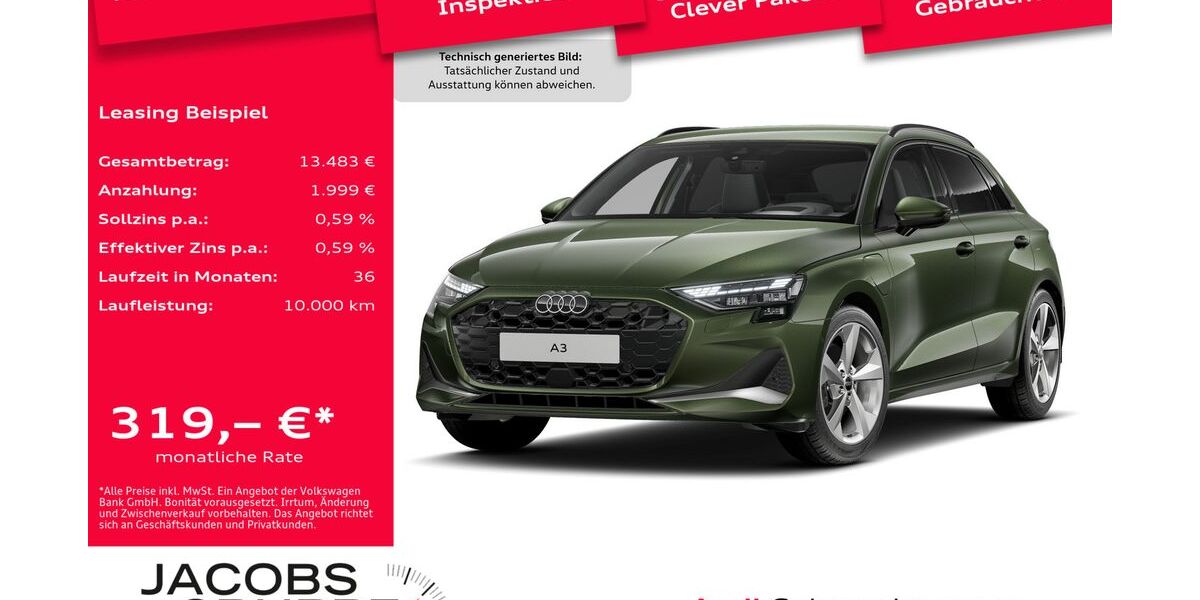 Audi A3 7.092 km 39.980 &euro; Mönchengladbach 41066