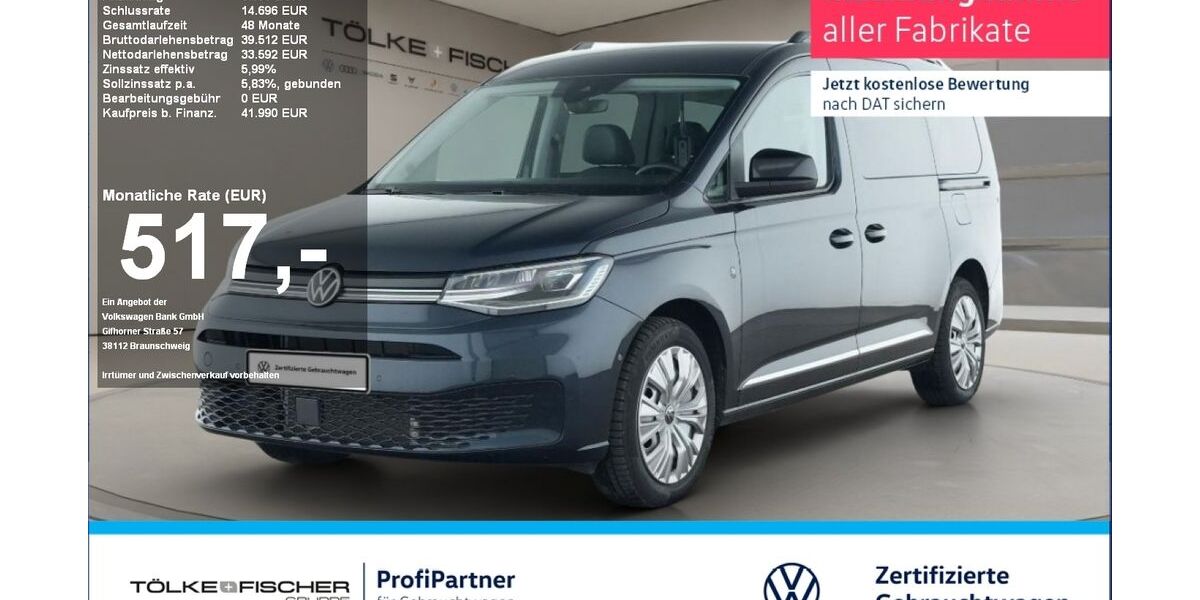 VW Caddy Maxi 6.146 km 39.449 &euro; Krefeld 47805