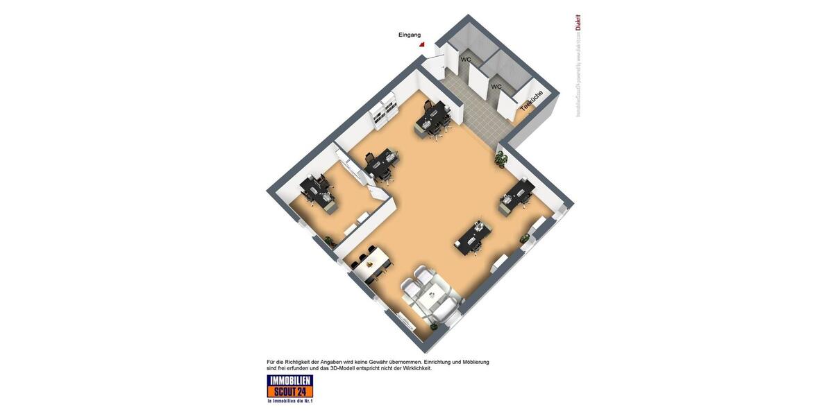 Gewerbeobjekt Krefeld Benrad - 1.210&euro; | Angebot:26147294