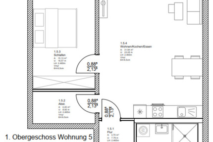 Wohnung Rheurdt - 2 Zimmer, 62 m&sup2;, 479&euro; | Angebot:25378999