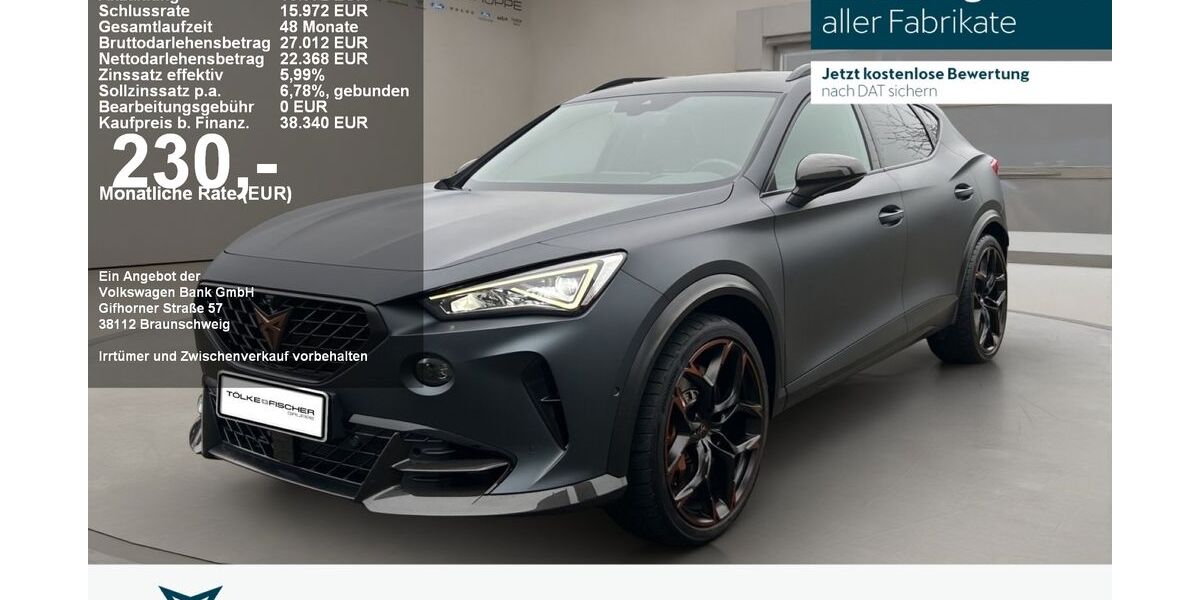 Cupra Formentor 27.843 km 37.990 &euro; Krefeld 47805