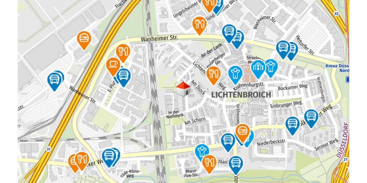 Doppelhaushälfte Düsseldorf Lichtenbroich - 4 Zimmer, 120 m&sup2;, 580.000&euro; | Angebot:26686530