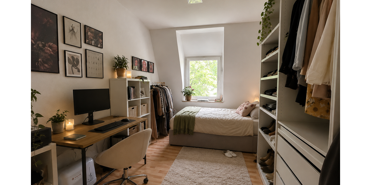 Etagenwohnung Düsseldorf Oberbilk - 2 Zimmer, 33 m&sup2;, 109.000&euro; | Angebot:27016474
