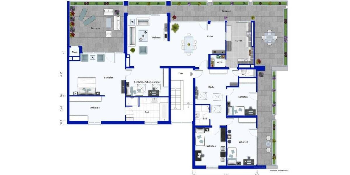 Etagenwohnung Krefeld Cracau - 6 Zimmer, 193 m&sup2;, 379.000&euro; | Angebot:25686084
