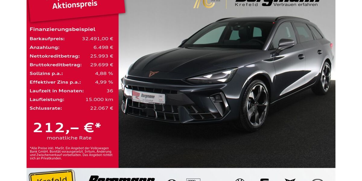 Cupra Leon 1.010 km 31.772 &euro; Krefeld 47803