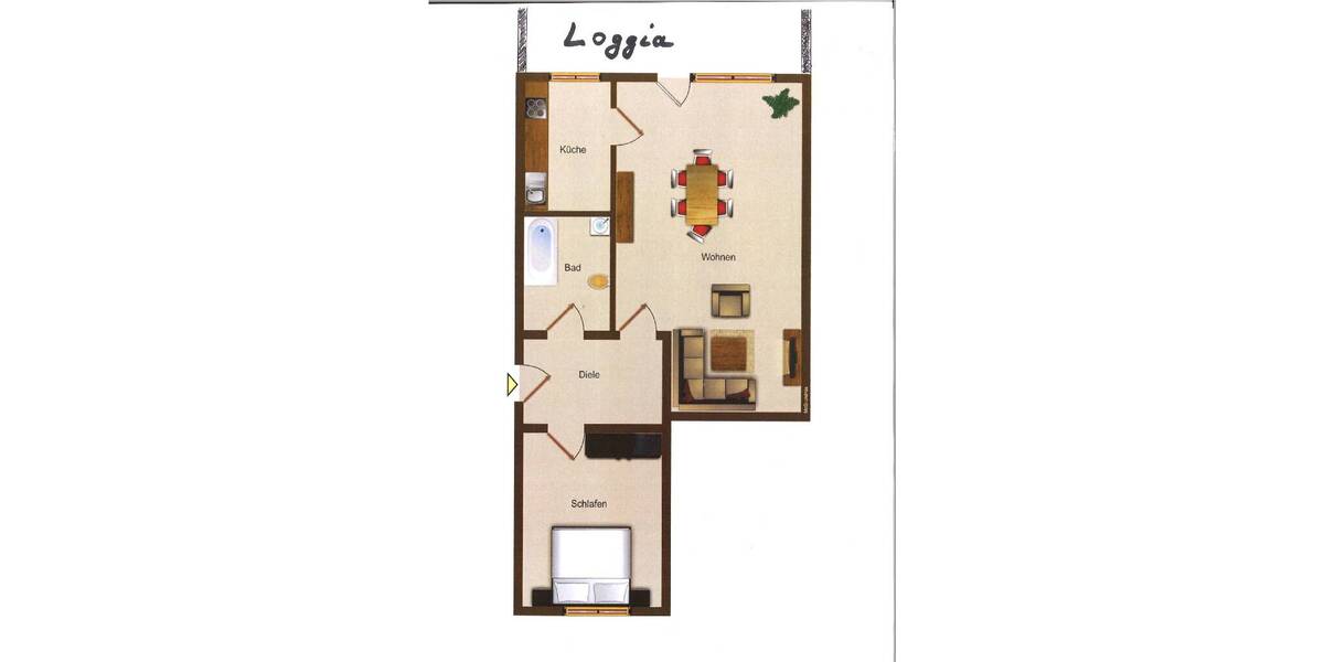 Etagenwohnung Viersen Süchteln - 2 Zimmer, 80 m&sup2;, 189.000&euro; | Angebot:25708652