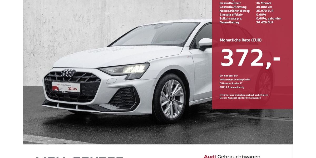 Audi A3 11.620 km 35.970 &euro; Düsseldorf 40549