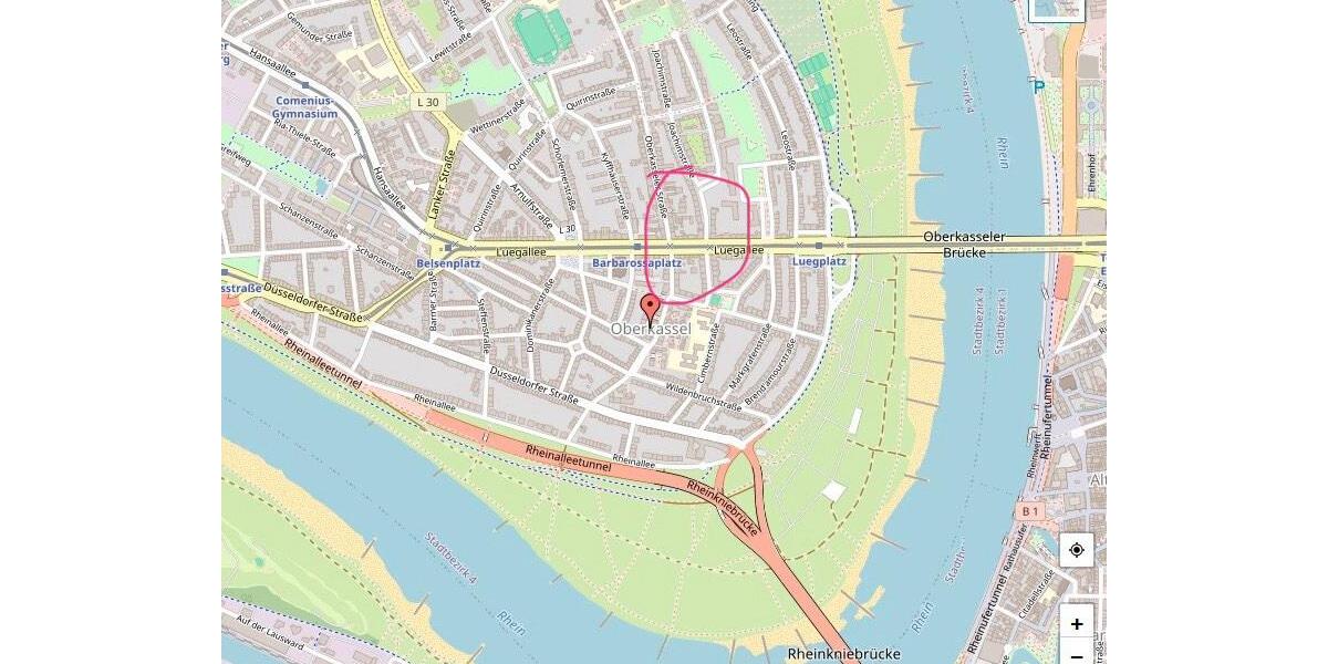 Etagenwohnung Düsseldorf Niederkassel - 2 Zimmer, 48 m&sup2;, 660&euro; | Angebot:26652931