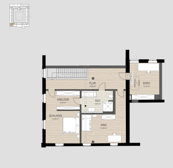 Etagenwohnung Willich Schiefbahn - 4 Zimmer, 168 m&sup2;, 1.212.343&euro; | Angebot:25735364