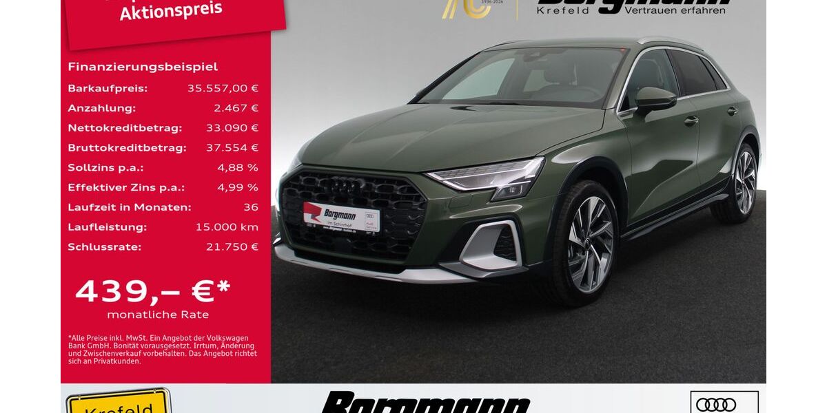 Audi A3 14.250 km 35.557 &euro; Krefeld 47803