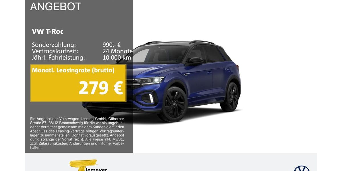 VW T-Roc 5.634 km 35.330 &euro; Oberhausen 46047